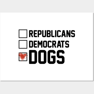 Vote for Dogs Posters and Art